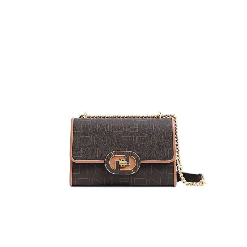 fion /菲安妮盒子包2022新款花窗 FION菲安妮小方包