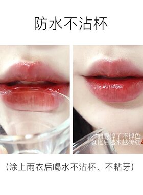 【官方正品】正品素颜显白肉桂色口红不沾杯不掉色防水持久不脱色