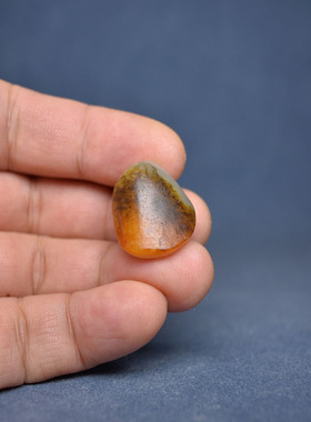 红皮白玉籽料原石桶珠勒子配珠