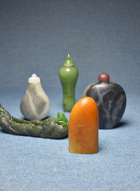 鼻烟壶香插笔洗印章镇纸文房雅玩