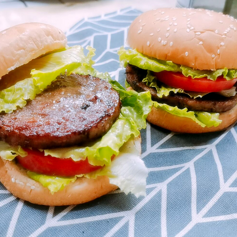 联豪和牛牛肉饼汉堡肉饼6包24片共1800g汉堡牛肉饼半成品早餐食材-图0