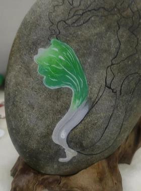 手绘石画装饰手绘石画摆件