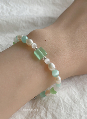 夏日薄荷糖清新凉感舒适绿色