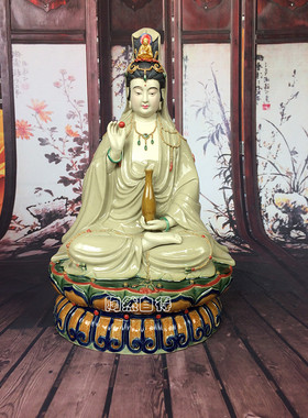 工艺新中式风观音菩萨禅意佛像