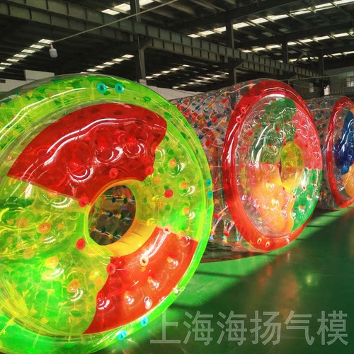充气水上滚筒球户外广场乐园TPU耐寒新款加厚步行球滚桶户外儿童 - 图1