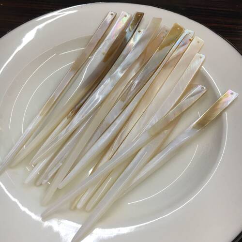 贝壳发簪珍珠贝茶针纯贝壳手工古风饰品diy天然汉服首饰配饰厂家 - 图1