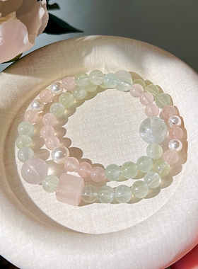 葡萄石天然水晶轻奢感绿野仙踪