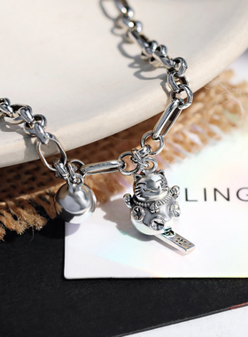 纯银招财猫咪轻奢设计款礼物