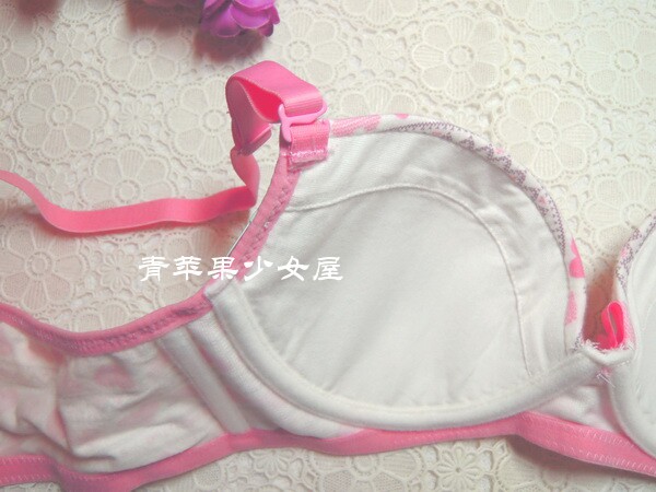 Bailing Baili three-dimensional push-up breast-retracting soft steel ring girl underwear student bra development period love