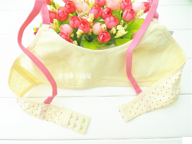 Pure cotton development period student sports style girl bra