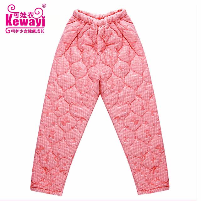 Girls thickened quilted cartoon home clothes clearance special price
