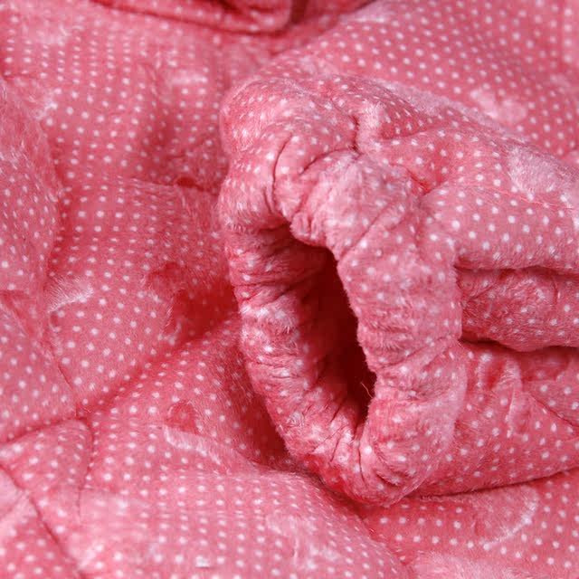 Girls thickened quilted cartoon home clothes clearance special price