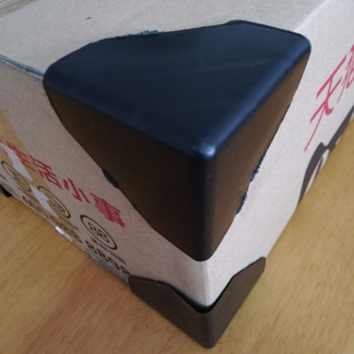三面塑料护角衣橱柜家具包角手机卫浴电器纸箱套角防撞胶垫角码 - 图1