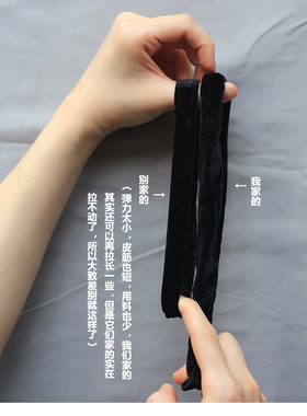 高弹力发饰金丝绒发绳复古百搭