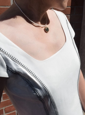 复古雕花爱在威尼斯男女信物项链