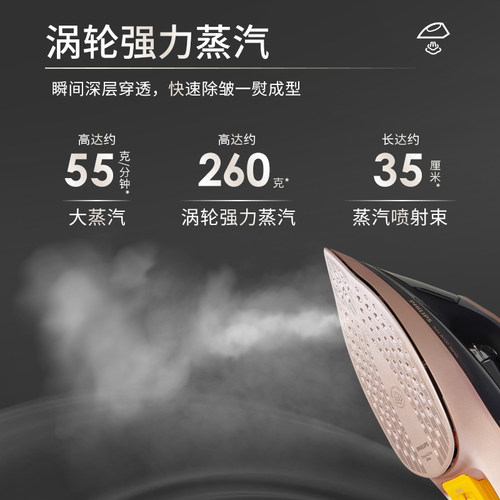 飞利浦电熨斗DST8041家用智能温控电烫斗蒸汽手持大功率5034升级 - 图3