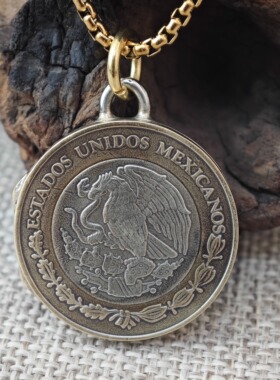 墨西哥10比索老鹰双色币盒子