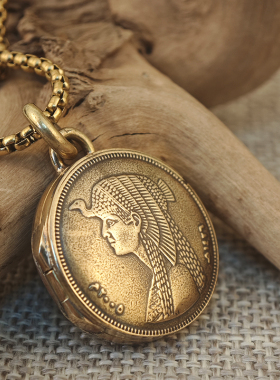 币风堂埃及艳后硬币照片记忆盒子