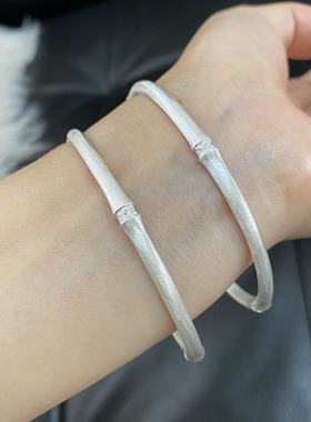 ins冷淡风银豆豆项链925纯银