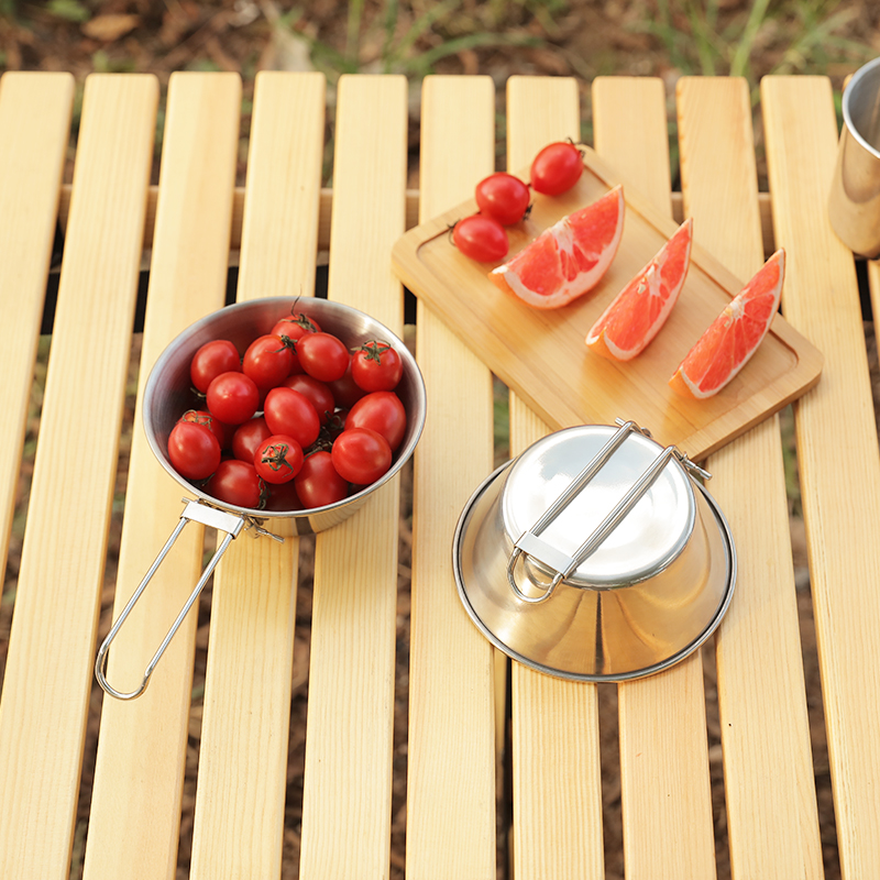 304不锈钢雪拉碗套装露营野炊专用户外便携折叠餐具碗筷收纳套装,淘宝优惠券,粉丝福利购,淘宝优惠卷