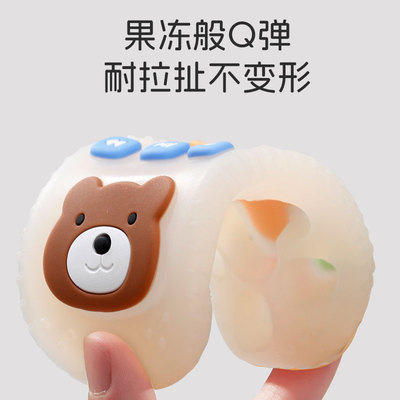 马博士遥控器牙胶婴儿磨牙棒小月龄玩具咬胶4个月宝宝硅胶可啃咬