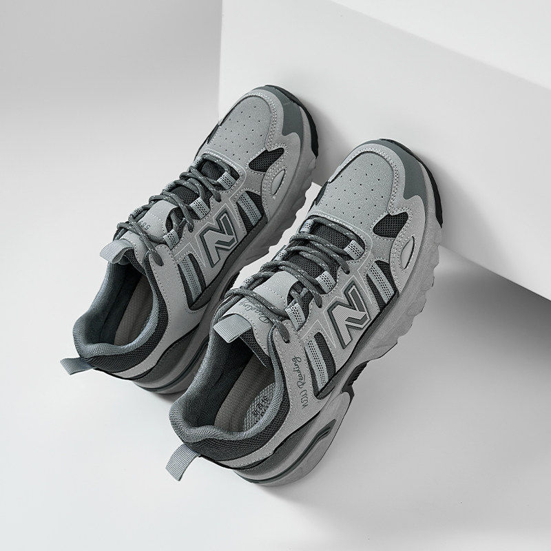 新百伦2026新款轻便休闲男鞋情侣款厚底增高舒适耐磨运动登山鞋,淘宝优惠券,粉丝福利购,淘宝优惠卷