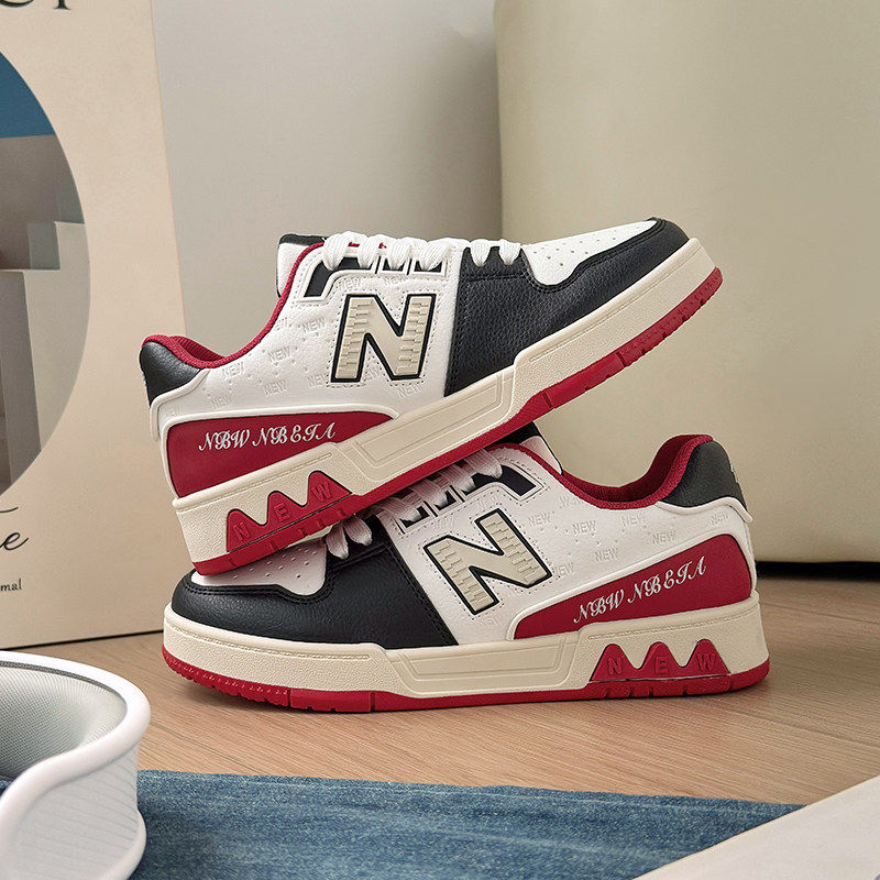 新百伦2026冬季新款黑白百搭板鞋平底增高爆款运动休闲鞋子男女款,淘宝优惠券,粉丝福利购,淘宝优惠卷