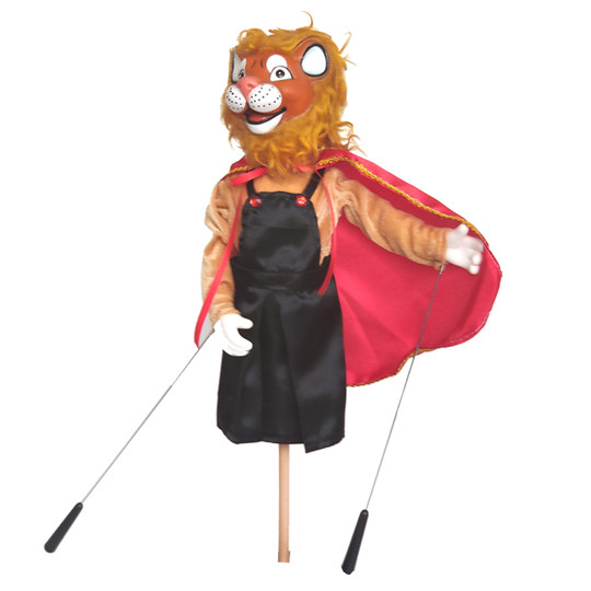 Cane puppet toy bear treat kindergarten children performance joint movable figure Fujian intangible cultural heritage research teaching aids