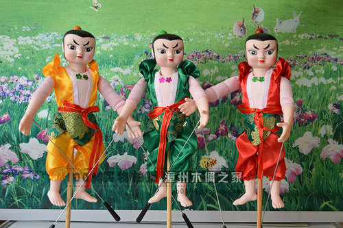 杖头木偶娃娃推荐葫芦兄弟幼儿园儿童启蒙傀儡人偶可动玩具包邮 - 图0