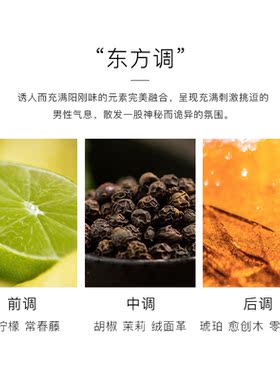 清新自然持久迷人男香