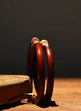 无纯天然男女木质功能手镯