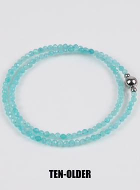 天然天河石磁吸扣项链