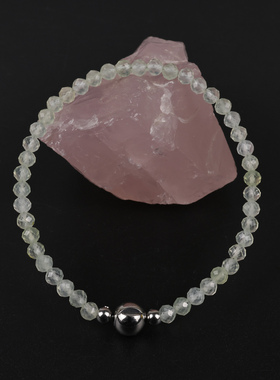 法式复古葡萄石手链叠戴