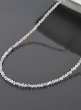 天然摩根石磁吸扣项链