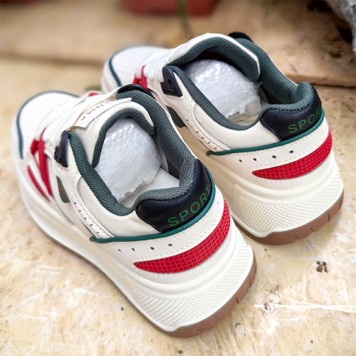 森马撤柜百搭浅口不磨脚低帮舒适厚底休闲鞋 圆头乳胶鞋垫板鞋 - 图2