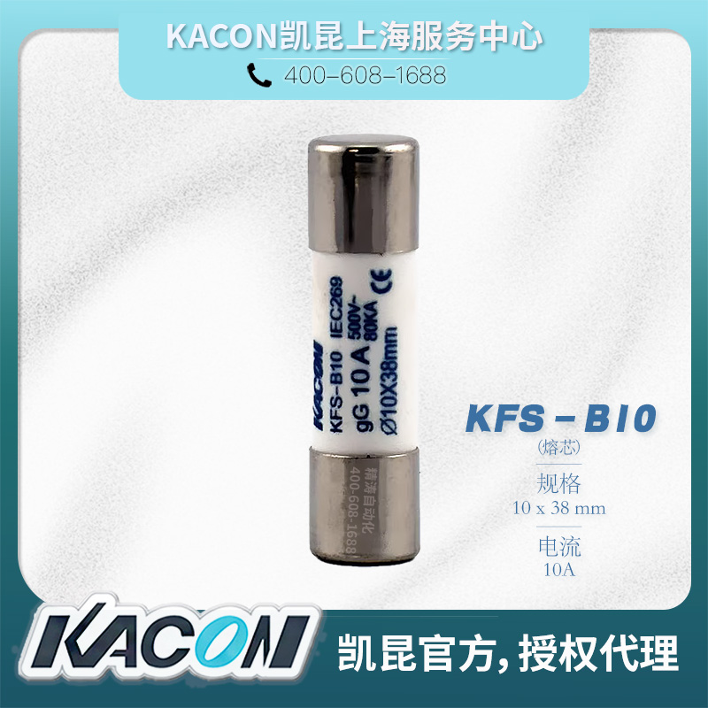 KFS-A/B/C凯昆KACON熔芯保险丝02A03A04A06A8A10A25A32A40A50A60A - 图0