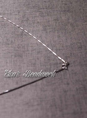 diy意大利工艺镀银时尚风软项圈