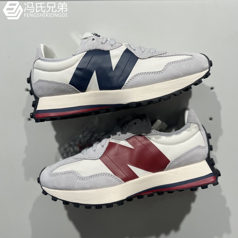 New Balance NB22年秋中性款男女鸳鸯时尚休闲复古跑步鞋MS327SC1-图1