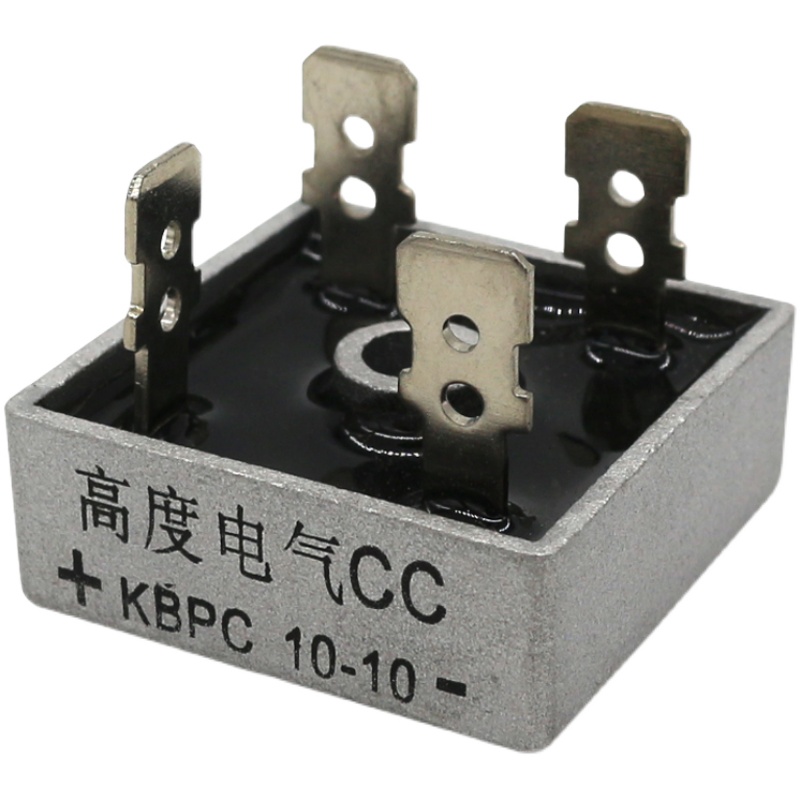 整流桥堆KBPC-3510/5010/2510单相交流220V方形散热器模块直流24V-图3