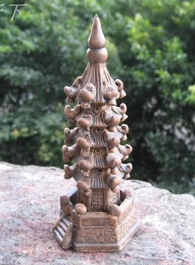 假山山水盆景摆件庭院陶瓷宝塔