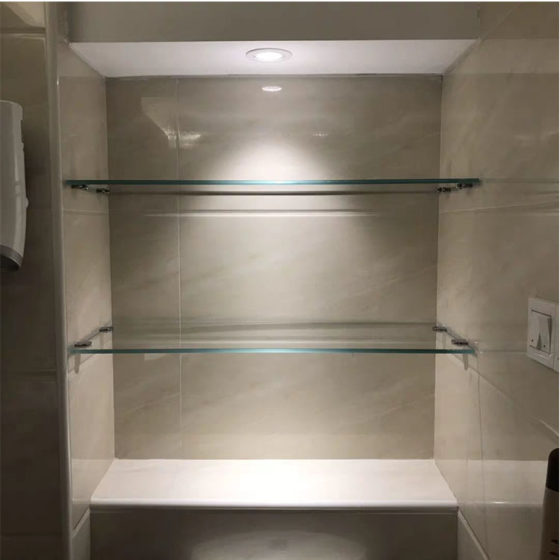 Customized tempered glass partitions, bathroom glass shelves, wine cabinets, glass partitions, cabinet glass shelves, customized
