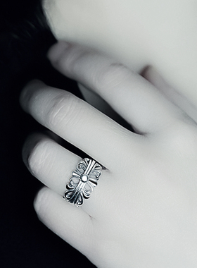 复古男女925纯银欧美开口戒指