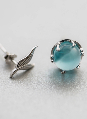 水晶鱼925纯银项链女水晶