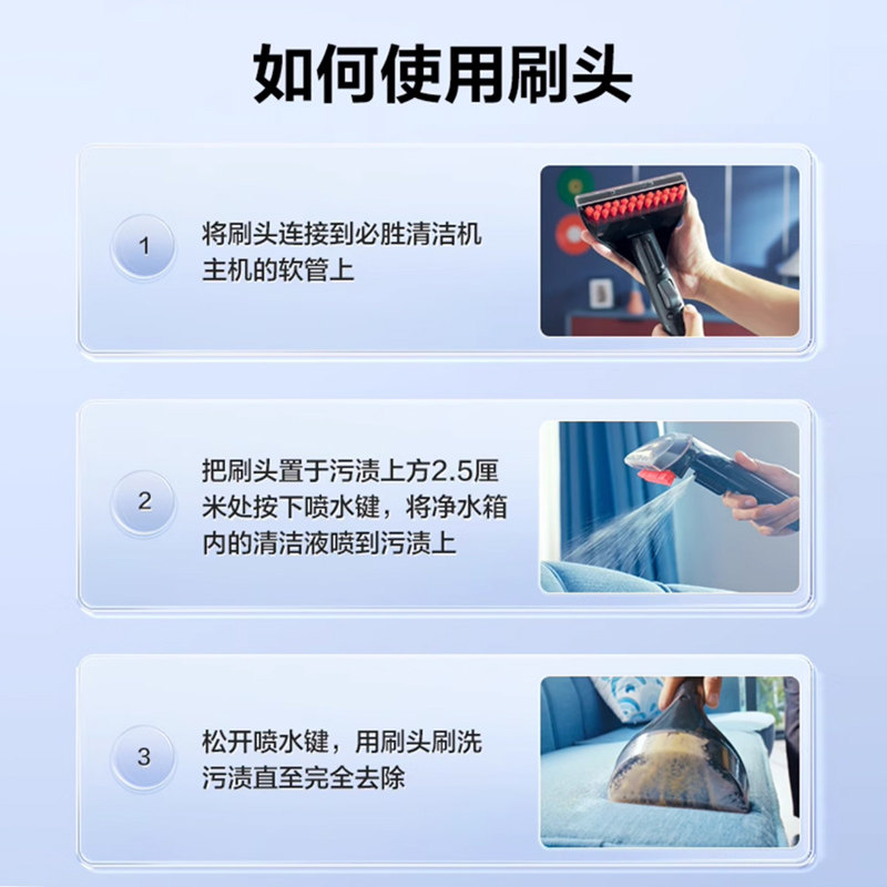 BISSELL cloth cleaning machine special brush head