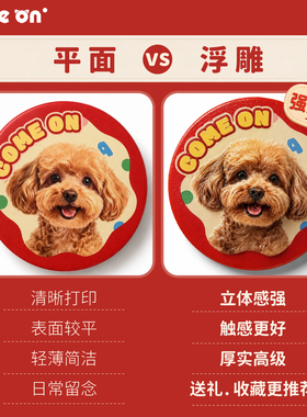 宠物3D立体浮雕磁吸冰箱贴礼物