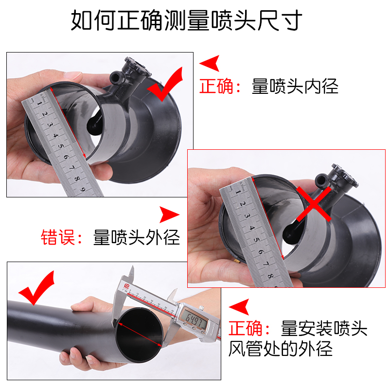 汽油弥雾机背负式喷雾喷粉机喷雾器农用打药机超低量喷头雾化喷嘴 - 图2