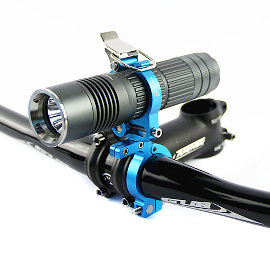 铝合金多功能自行车车夹强光灯架TrustFire自行车照明手电筒夹具