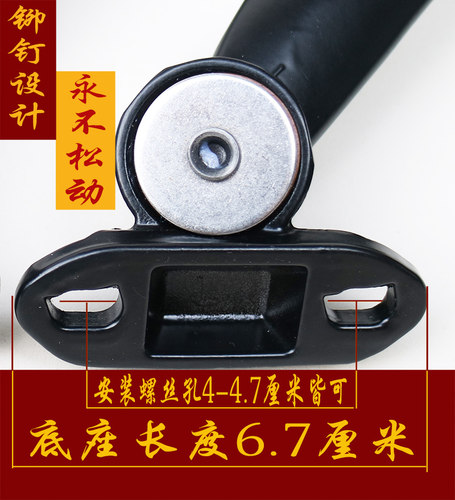 公路赛小忍者摩托车可折叠反光镜地平线机车后视镜配件跑车倒车镜 - 图0
