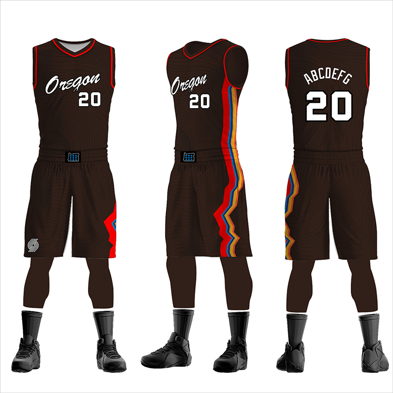 格兰特开拓者球衣新22赛季灰色成就城市版黑色团购免费定制篮球服 - 图0