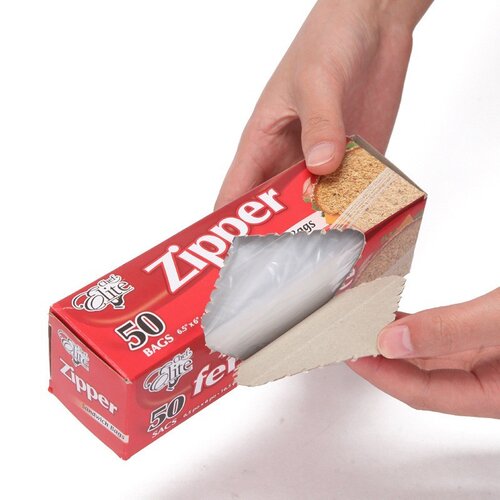 欧单 食品级pe家用厨用保鲜袋 零食 坚果自封袋 小号 - 图1